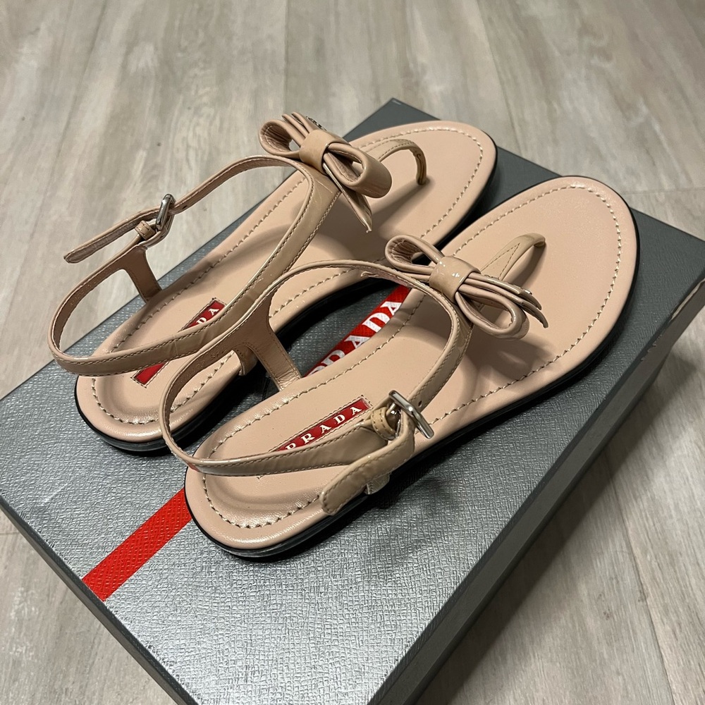 Prada Women's Nude Sandals - Picture 3 of 6